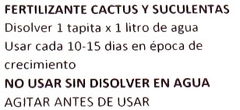 Fertilizante mágico CECICACTUS para cactus y suculentas - comprar online