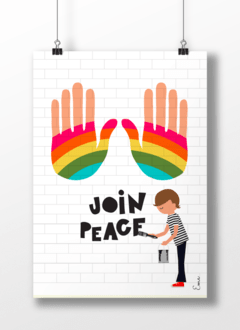 Julián por la Paz - Serie Murales - Punto Eme Arte Impreso