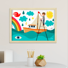 Julián y El Mar - Serie Murales - comprar online