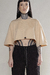 REMERA CROP AMERICANO [ BEIGE ] - comprar online