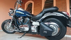 SOLO BAG EM COURO NATURAL HARLEY DAVIDSON SOFTAIL MODELOS (PRETO) - comprar online