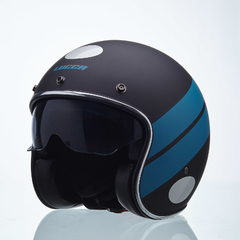 CAPACETE LUCCA CUSTOM BLUE STRIPE na internet