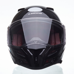 CAPACETE LUCCA RIDER ONE 1 GLOSSY BLACK