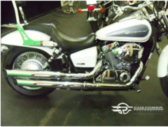 ESCAPAMENTO HONDA SHADOW 750 (INJETADA) 3" - CORTE LATERAL