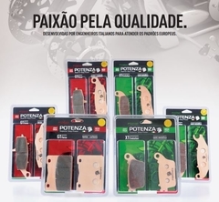 PASTILHA DE FREIO POTENZA BRAKES (DIANTEIRA / TRASEIRA - SUZUKI MODELOS / KAWASAKI MODELOS) - comprar online