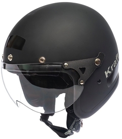 CAPACETE KRAFT OLD SCHOOL CUSTOM PRETO FOSCO