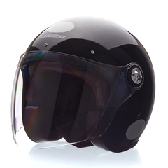 CAPACETE LUCCA GALAXY GLOSSY BLACK