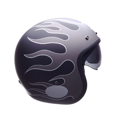 CAPACETE LUCCA CUSTOM SUBLIME ON FIRE GREY - comprar online