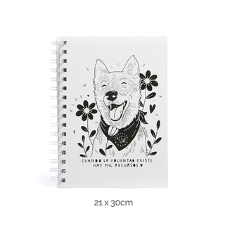 Cuaderno P4P A4 - Diseño Aloe