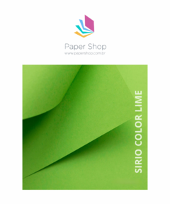 Papel Sirio Color Lime 170g/m2 A4 c/ 10 folhas