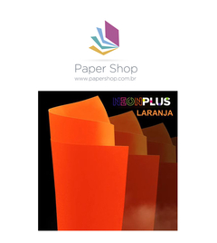 Papel Neon Plus Laranja 120g/m2 66x96 folha gráfica 1 un