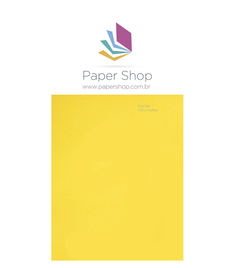 Papel Popset Citrus Yellow 170g/m2 70x100 folha gráfica 1 un