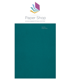 Papel Popset Riviera Blue 120g/m2 A3 20 folhas