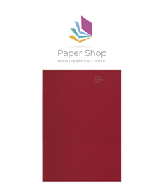 Papel Popset Ultra Red 120g/m2 A4 25 folhas