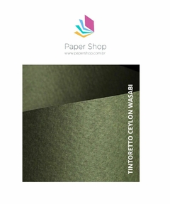 Papel Tintoretto Ceylon Wasabi 140g/m2 72x102 folha gráfica 1un