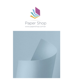 Papel Verge Agua Marinha 180g/m2 A4 c/ 10 folhas