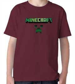 Minecraft logo Niño en internet