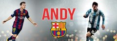 Acuarelas Barcelona - Messi (AC 00062)