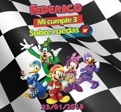 Burbujero Mickey sobre ruedas (BUR00289)