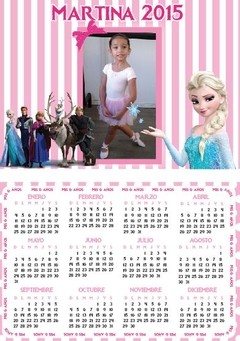 Imán Calendario Frozen (FTIMAN0046)