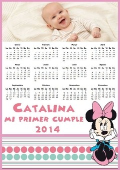 Imán Calendario Minnie (FTIMAN0074)