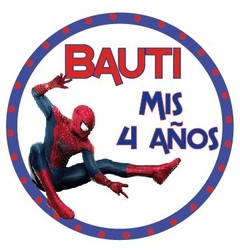 Stickers Hombre Araña/Spiderman (STK0060)