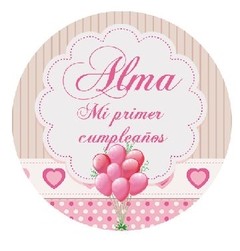 Stickers Corazones y Globos (STK0136)