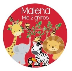 Stickers Animales de la selva (STK0216)