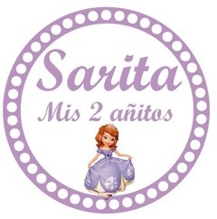 Stickers Princesita Sofía (STK0277)