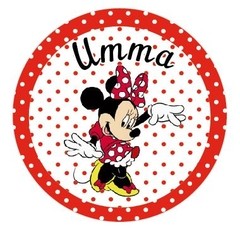 Stickers Minnie Roja (STK0298)