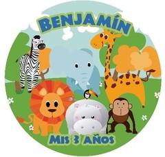 Stickers Animales de la selva (STK0341)