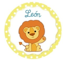 Stickers Leon / animales (STK0377)