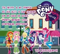 Tarjeta My Little Pony (TRJSF0058)