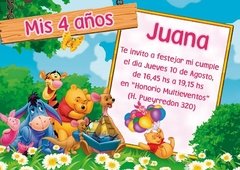 Tarjeta Winnie Pooh (TRJSF0071)