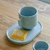 Imagen de Combo 4 tazas PILA con plato + azucarera