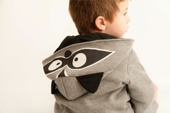 Campera frisa MAPACHE gris medio (solo 6m- 9m- 2a) - comprar online