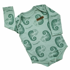 Body CAMALEÓN full print verde agua - comprar online