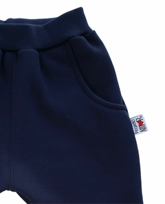 Pantalón jogger FRISA azul marino1 - comprar online