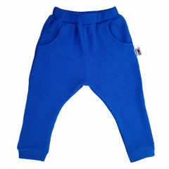 PANTALÓN jogger waffle AZUL FRANCIA