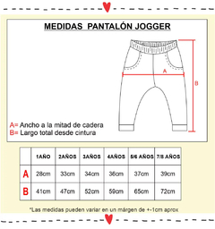 Pantalón jogger frisa VIOLETA reforzado en internet