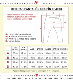 Pantalón chupín tejido RAYAS AZULINO/CRUDO en internet