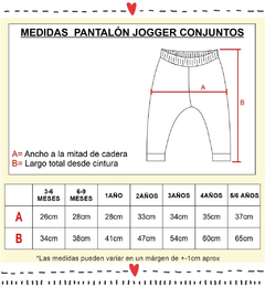 Pantalón Jogger frisa ARCOIRIS rosa solo (1a) - tienda online