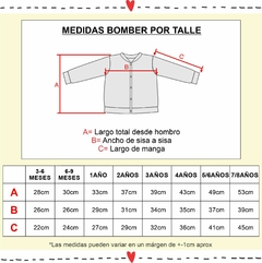 Bomber frisa MONITOS full print arena (9m- 1a- 8a) en internet