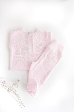 Conjunto Saco y Pantaloncito Rosa - comprar online