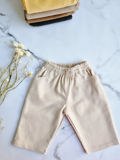 Pantalón de Corderoy Natural - comprar online