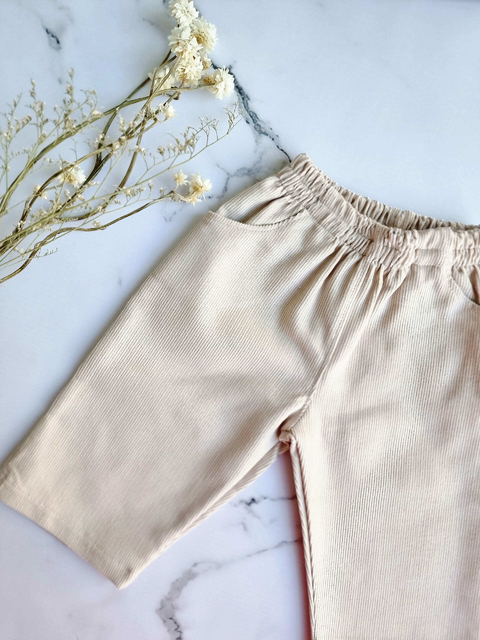 Pantalon de Corderoy Natural