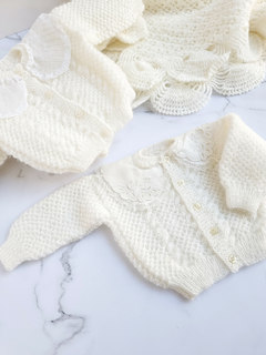 Saco tejido con Cuello - Regalos para Bebés | Tienda Online | Ajuares New Baby