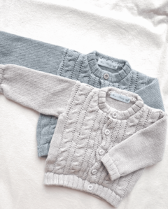 Saco tejido Grises - Regalos para Bebés | Tienda Online | Ajuares New Baby