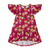 Vestido Infantil Bee Loop 13752 Floral Rosa