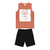 Conjunto Masculino Infantil Play 301455 Laranja
